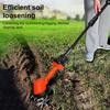 Cordless Mini Tiller Cultivator Sharp Blades High Speed Ergonomic Design Portable Battery Powered Electric Garden Tiller