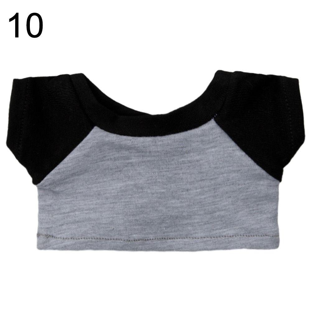 Suit Toys Accessories Idol Doll Outfit 20cm Doll Clothes Doll Catoon Tops Mini Clothes Doll T-shirt