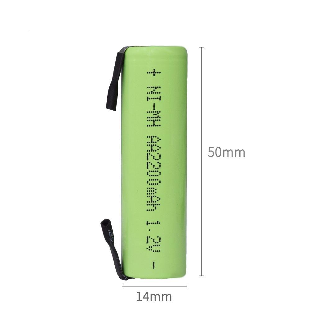 Перезаряжаемая батарея типа АА 1,2 В, NiMH, 2200 мАч, для электробритвы Philips, электрической зубной щетки, многофункциональной батареи