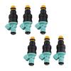 Set of 6 Fuel Injectors (0280150415) for Jeep Wrangler 4.0L