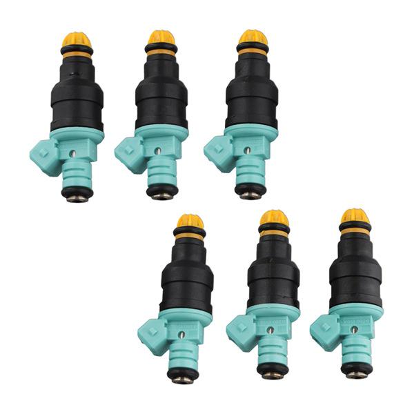 Set of 6 Fuel Injectors (0280150415) for Jeep Wrangler 4.0L