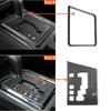3Pcs Carbon Fiber Gear Shifter Panel Cover Trim For Dodge Challenger 2008-2014