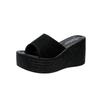 Fashion 2024 New Sandals Summer Women Slippers Wedges Platform Beach Flip Flops Trend High Heels Ladies Shoes Pumps Thick Slides Mujer
