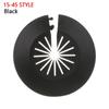 1Pc Plastic Wall Hole Pipe Collars Cover Shower Faucet Angle Valve Pipe Plug Decoration Cover Kitchen Bathroom Faucet Accessory