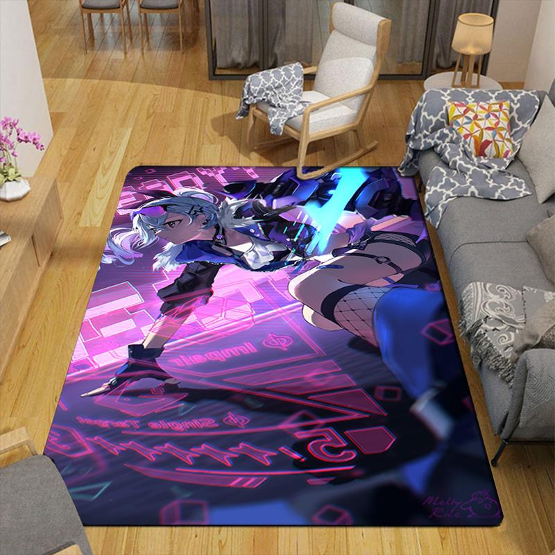 Silver Wolf Rug Floor Mat for Living Room or Bedroom Soft and Comfortable Carpet a Gift for Birthday and Holiday.NFF0928535