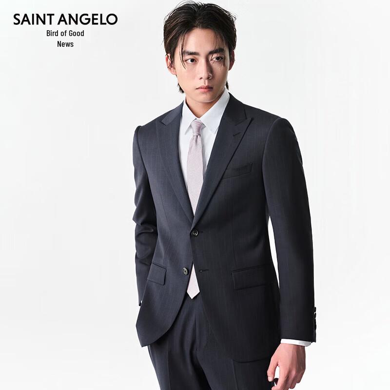 Мужской полосатый деловой пиджак Baoxiniao