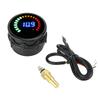 Digital LED Car Oil Temp Gauge Temperature Meter 12V Universal 52MM 2in