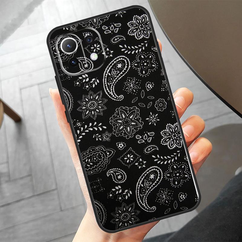 Чехол с бесшовным узором "бандана" для Xiaomi 15 Pro 13 14 Ultra 11T 12T 13T 14T Pro POCO F7 X7 Pro X3 X5 X6 F5 F6