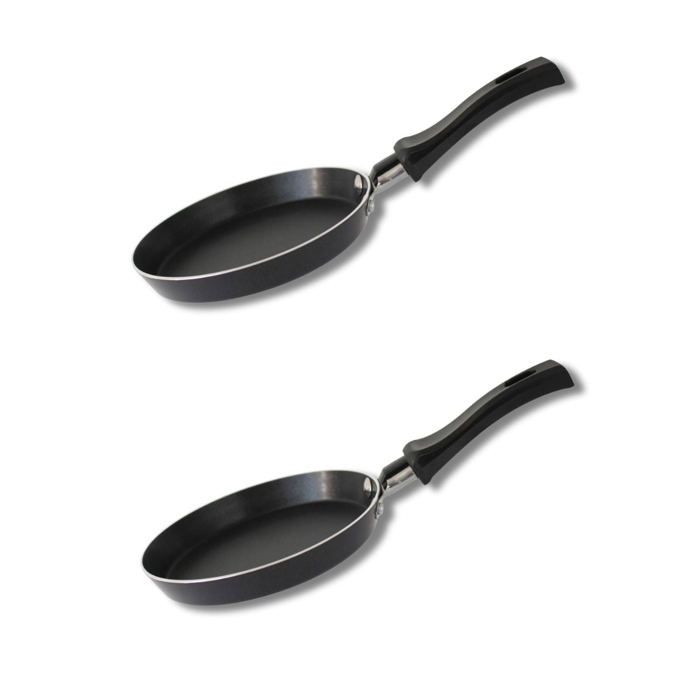 Ensemble de 2 mini poele a crepe - ELO - Jewel de Luxe - Ø 14 cm - Revetement céramique
