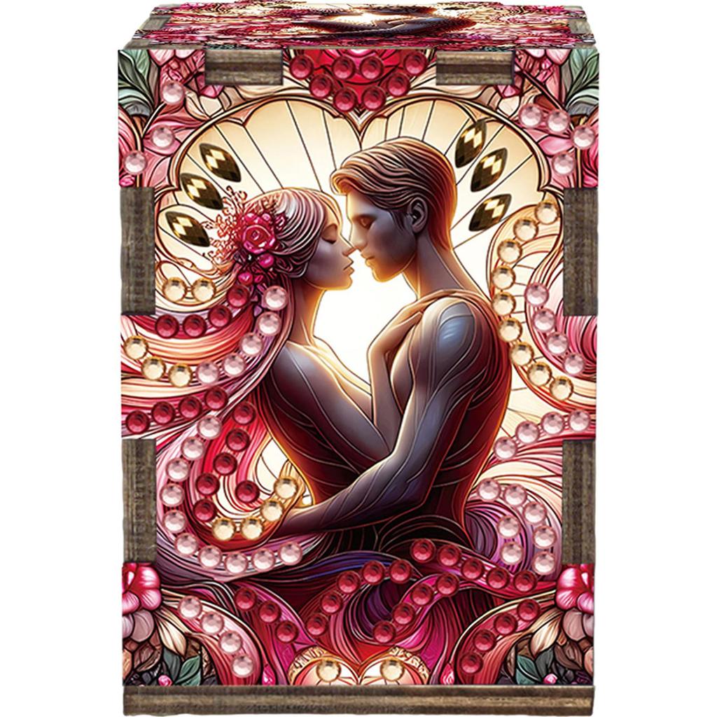 Стразы Декоративная коробка для зубочисток 5D DIY Алмазная живопись Ручная работа Держатель для зубочисток Хрустальная мозаика Держатель для зубочисток для домашнего декора