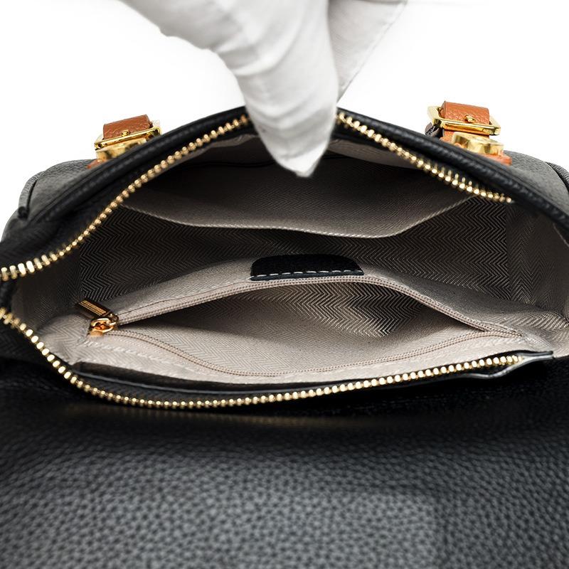 Настоящая коровья кожа личи-паттерн сумка-мессенджер контрастного цвета плечевая сумка-мессенджер плюс