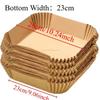Air Fryer Paper Oven Paper Disposable Send Brush Non-Stick Airfryer Baking Papers Liners Parchment Paper for Baking Microwave