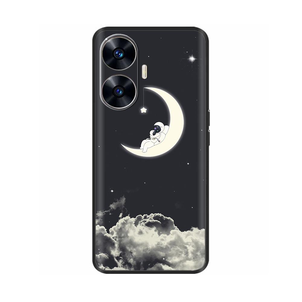 Чехол для телефона Realme C55 Модный Мягкий Жидкий Силикон Полная Защита Задняя Крышка для Realme Narzo N55 Чехол C 55 RMX3710 Fundas