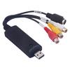 Usb 2.0 To 3 Audio S-Video Tv Dvd Vhs Rw Converter Adapter Cable Accessories