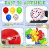 Super Theme Red Yellow Green Star Cloud Mushroom Foil Balloon Garland Baby Shower Kids Birthday Party Decoration Supp