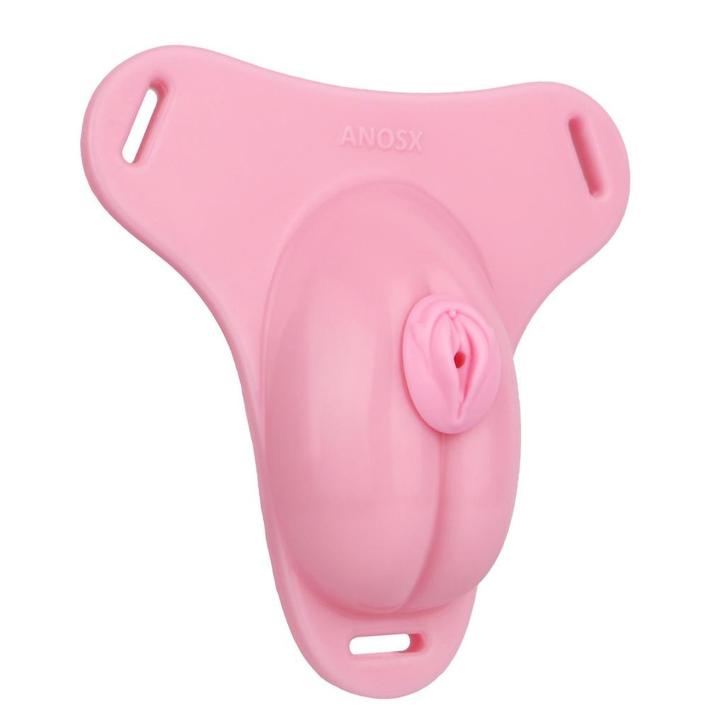 Silicone CB Lock Chastity Lock Male Penis Cage Chastity Sex Toys Cock Ring Urethral Chastity BDSM