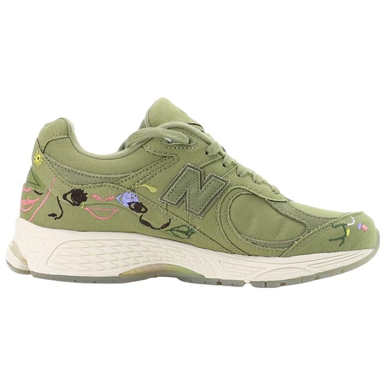 Bryant Giles x New Balance 2002R Что теперь? Кроссовки унисекс Green Iguana Capulet-Olive M2002RAG