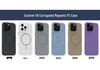Защитный чехол из поликарбоната с рифленой магнитной поверхностью для iPhone 17 Pro Max, обеспечивающий ощущение кожи и защиту от падений