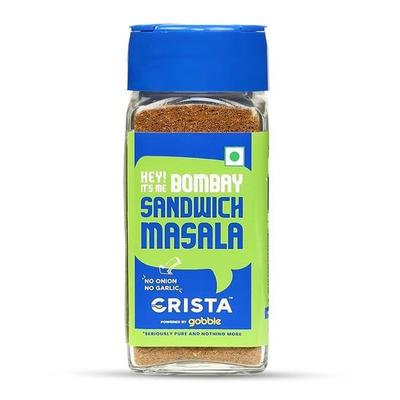 CRISTA 50 г Bombay Sandwich Masala | Масала для сэндвичей с овощами и сыром | Волшебная масала | Без добавления сахара | Без лука | Без чеснока | Веганский