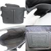Used COACH Shoulder Bag C6583 Signature Canvas/leather Black Diagonally Hung