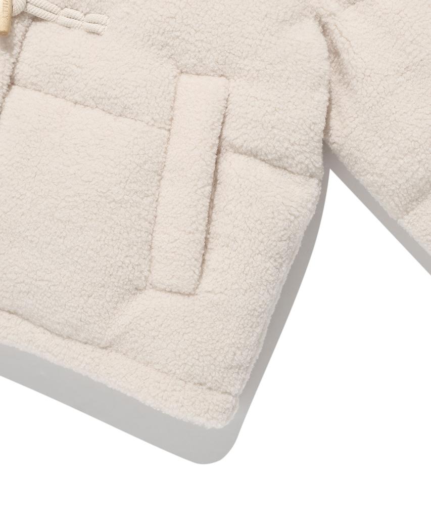 Wacky Willy Women'S Fleece Toggle Short Down Cream