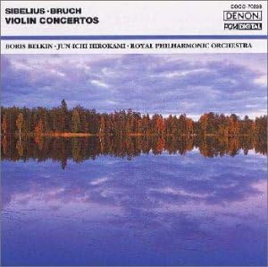 CD BELKIN (БОРИС), СИБЕЛИУС, БРУХ, Ю - Сибелиус: Скрипичный концерт COCO70336 Япония Классика Б/У