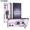 KEYSION Shockproof Armor Case for OnePlus Nord 5 5G Silicone+PC Upright Metal Live Ring Stand Phone Cover for OnePlus Nord CE5