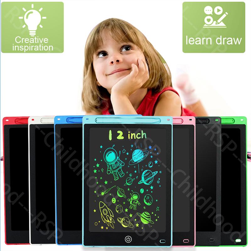 12 Inch LCD Writing Tablet Electronic Handwriting Drawing Board Digital Graphic Doodle Pad Educational Toy for Kids