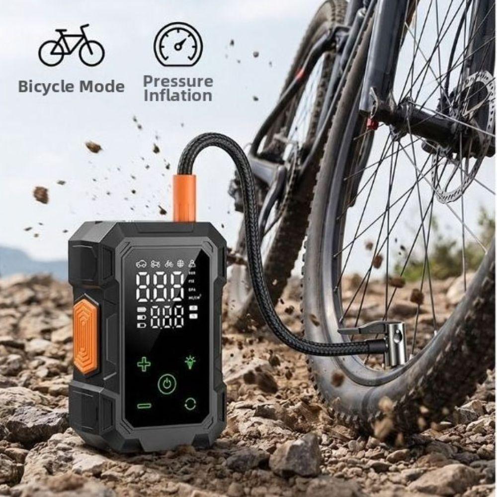 4000mAh Car Air Pump 150PSI Portable Air Compressor Mini Electric Tire Inflator Motorcycle Tires