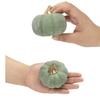 Pack of 10 Artificial Pumpkins Green Foam Pumpkins Fall Decoration for Thanksgiving Halloween Wedding Basket Display