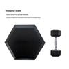 Hexagonal Rubber Dumbbell