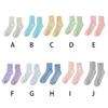 1 Pair Polyester Woman Sock Washable Reusable Casual Breathable Thermal Winter Autumn Replacement Household Floor Socks