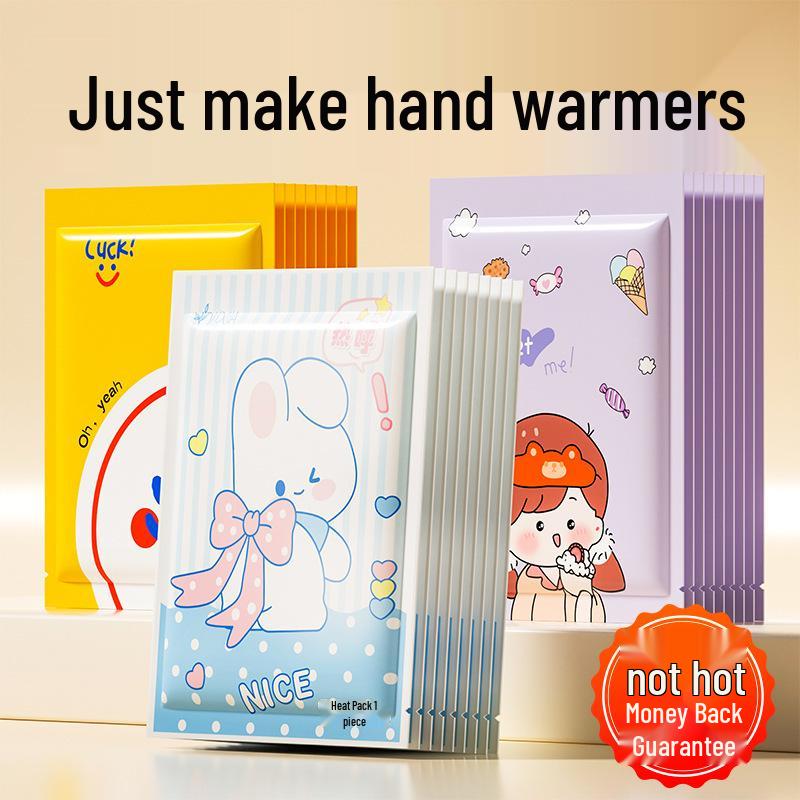 Милые самонагревающиеся зимние наклейки для девочек: 12-часовое тепло для тела и ног