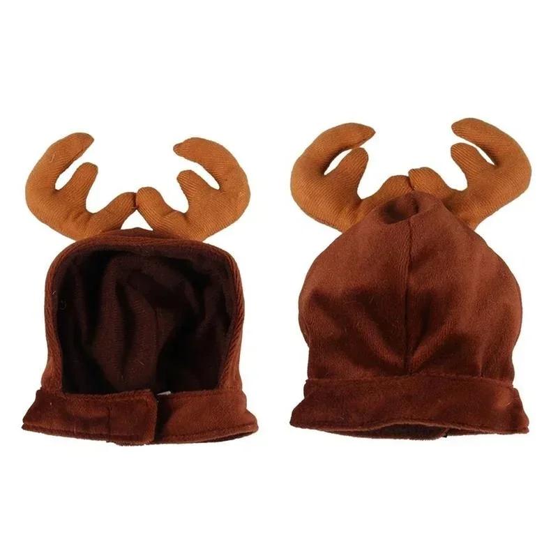 Для кошек собак каваи милый кот собака Хэллоуин Рождество шляпа с оленьими рогами и галстук-бабочка