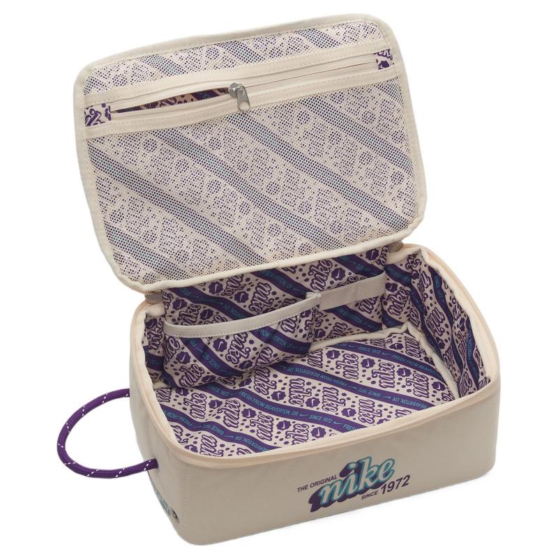 Nike Тканевая сумка-коробка для обуви, Портативная сумка через плечо, Маленькая сумка через плечо Унисекс Экрю Повседневная FB3029-838