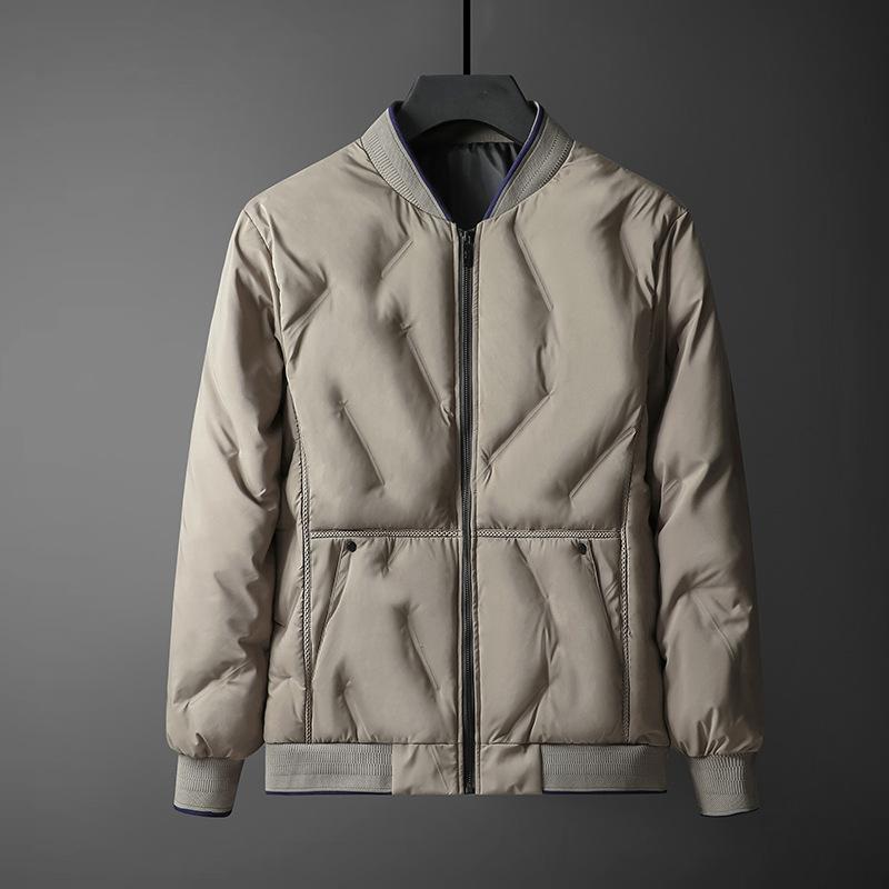 Хлопковая одежда Мужская Новая Зимняя Свободная Хлопковая Куртка с Воротником Бейсбол Утепленная Парная Хлопковая Куртка