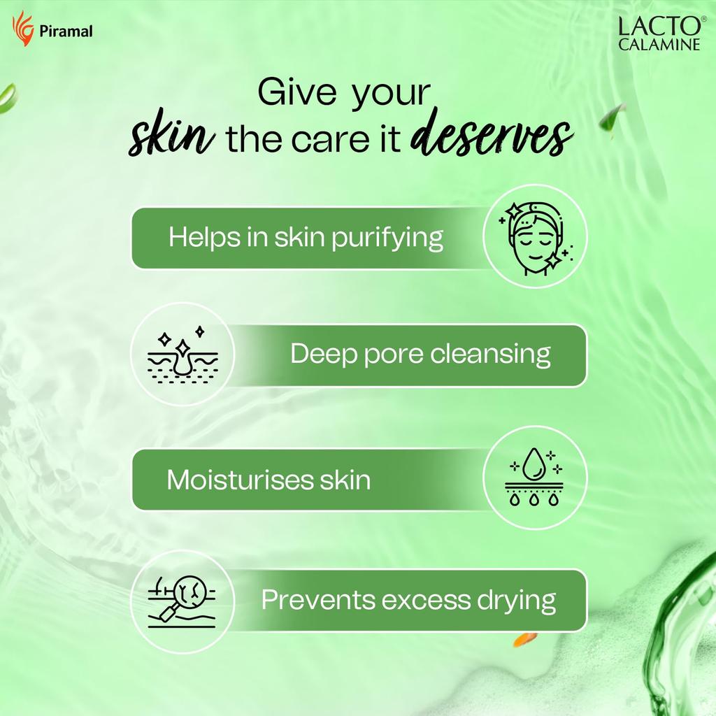 Lacto Calamine Пенка для умывания с нимом, алоэ вера и куркумой 150 мл | Ниацинамид и салициловая кислота для чистой кожи