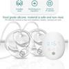 Electric Milk Breast Pump Medical Grade Silicone Double Wearable Electric Breast Pump Hands Free Automatic Breast Pump Messager