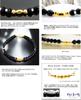 Royal Jewelry 4mm 18K Black Diamond Color Crystal Wide Mirror Ring Bracelet Anklet (21)