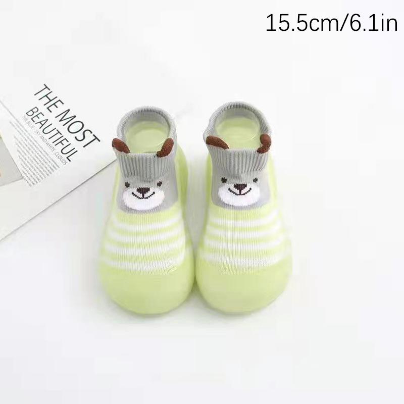 Мягкая детская обувь для малышей, детские туфли, носки-тапочки, детская обувь с рисунком, нескользящая резиновая подошва, детские туфли, мягкие вязаные