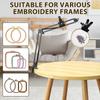 Подставка для вышивания Металлический держатель для пялец Регулируемый держатель рамы для вышивания Вращающаяся на 360° подставка для вышивания крестом для рукоделия