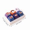 Creative Design Fidget Clicker Keychain Cute Shape Finger Keyboard Pendant  Daily Use