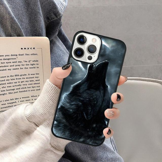Крутой чехол-бампер с принтом животных, рисунок волка, для iPhone 17 Air 16 16e 15 13 14 11 12 Pro Max Max Plus coque fundas Оболочка