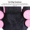 Breathable Cat Curly Hair Costume Hat Soft Comfortable Pet Headwear Cat Wigs Hat  Photoshoots
