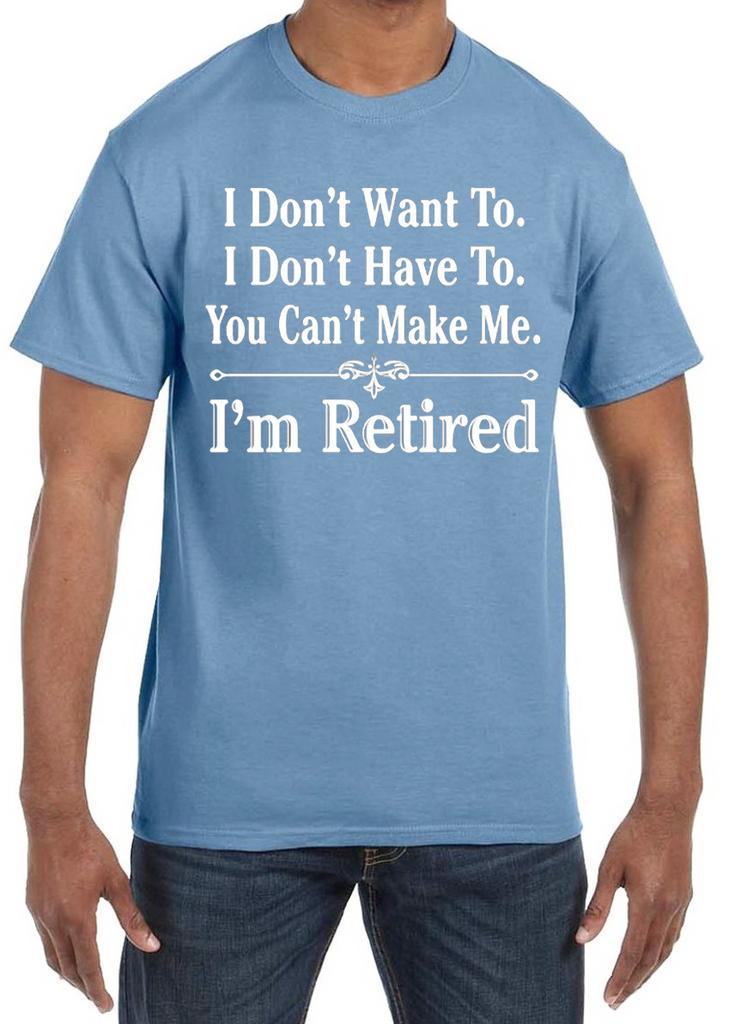 Funny Retirement Shirts Mens Graphic Tees Newly Retired T-shirt Funny