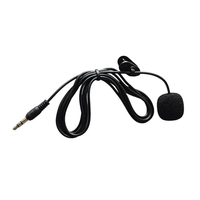 Mini Car Microphone 3.5 Mm Stereo Jack Car Audio Microphone Anti-noise Hands-free Communication for Vehicle DVD GPS Player