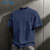 Мужская хлопковая футболка Jeanswest 2026, однотонная, летняя