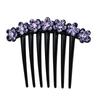 Ponytail Holder Rhinestones Crystal Hair Clips Women Hair Comb Korean Barrettes Mother Headwear