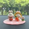 JMCOCO Rabbit Car Decoration Figure Clear Housewarming Home Tech,Korean Car Acc