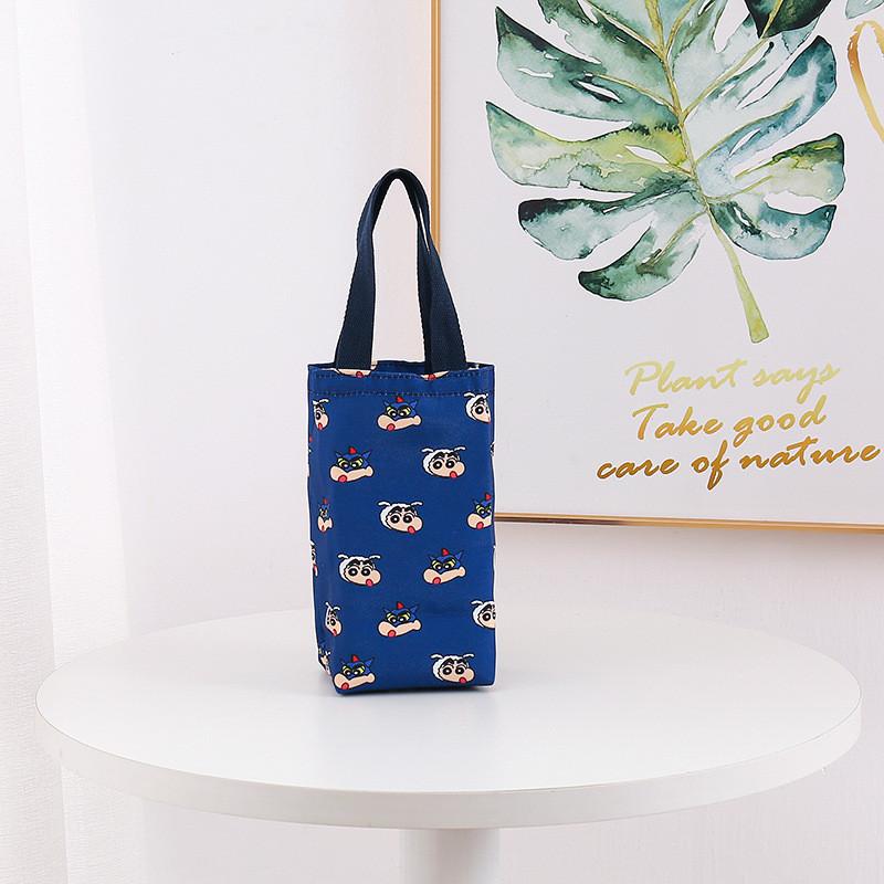 Crayon Shin Chan Shiro Action Kamen Pattern Cup Umbrella Canvas Storage Bag